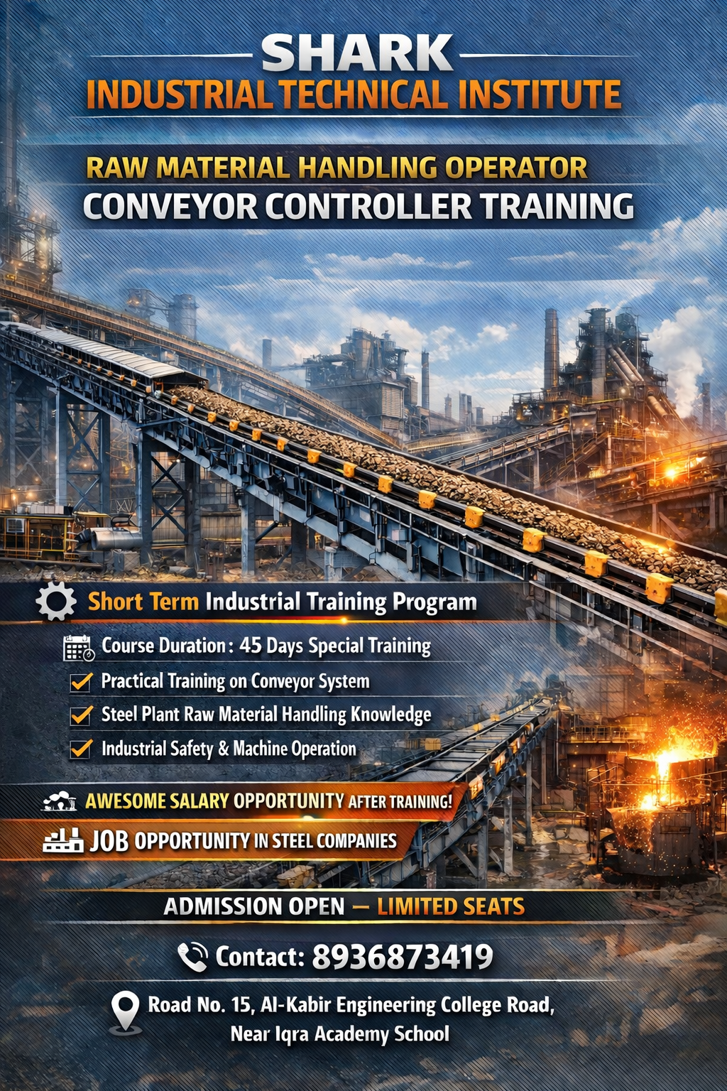 RAW MATERIAL HANDLING OPERATOR CONVEYOR OPERATOR